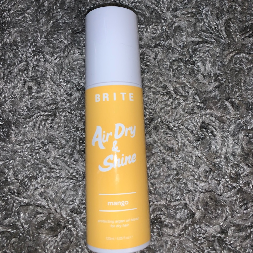 brite air dry and shine mango argan oil blend